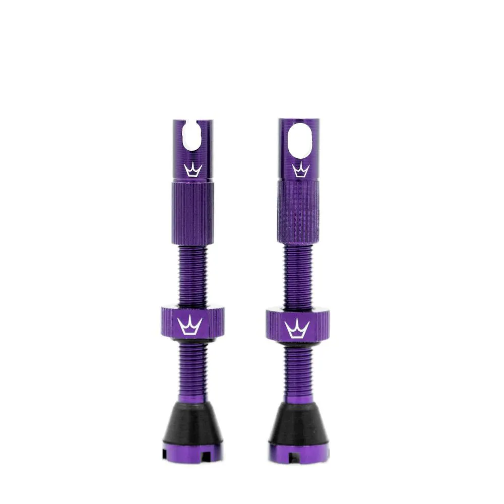 uPRISE Bikes Peaty's x Chris King Tubeless MK2 Valves - 42mm - Violet | Price match, 365 day return s, 18-Month Warranty, Finance Available & Free UK Delivery