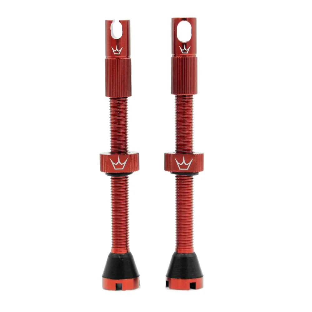 uPRISE Bikes Peaty's x Chris King Tubeless MK2 Valves - 60mm - Red | Price match, 365 day return s, 18-Month Warranty, Finance Available & Free UK Delivery
