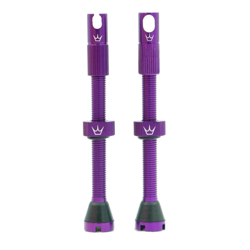 uPRISE Bikes Peaty's x Chris King Tubeless MK2 Valves - 60mm - Violet | Price match, 365 day return s, 18-Month Warranty, Finance Available & Free UK Delivery