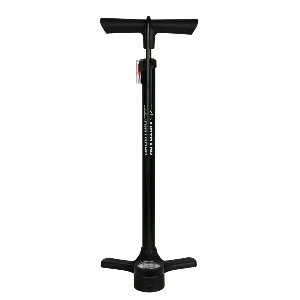 uPRISE Bikes Oxford Airtrack Workshop Steel Floor Pump w/Gauge - Black | Price match, 365 day returns, 18-Month Warranty, Finance Available & Free UK Delivery