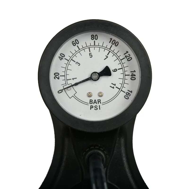 Oxford Airtrack Workshop Steel Floor Pump w/Gauge - Black-3