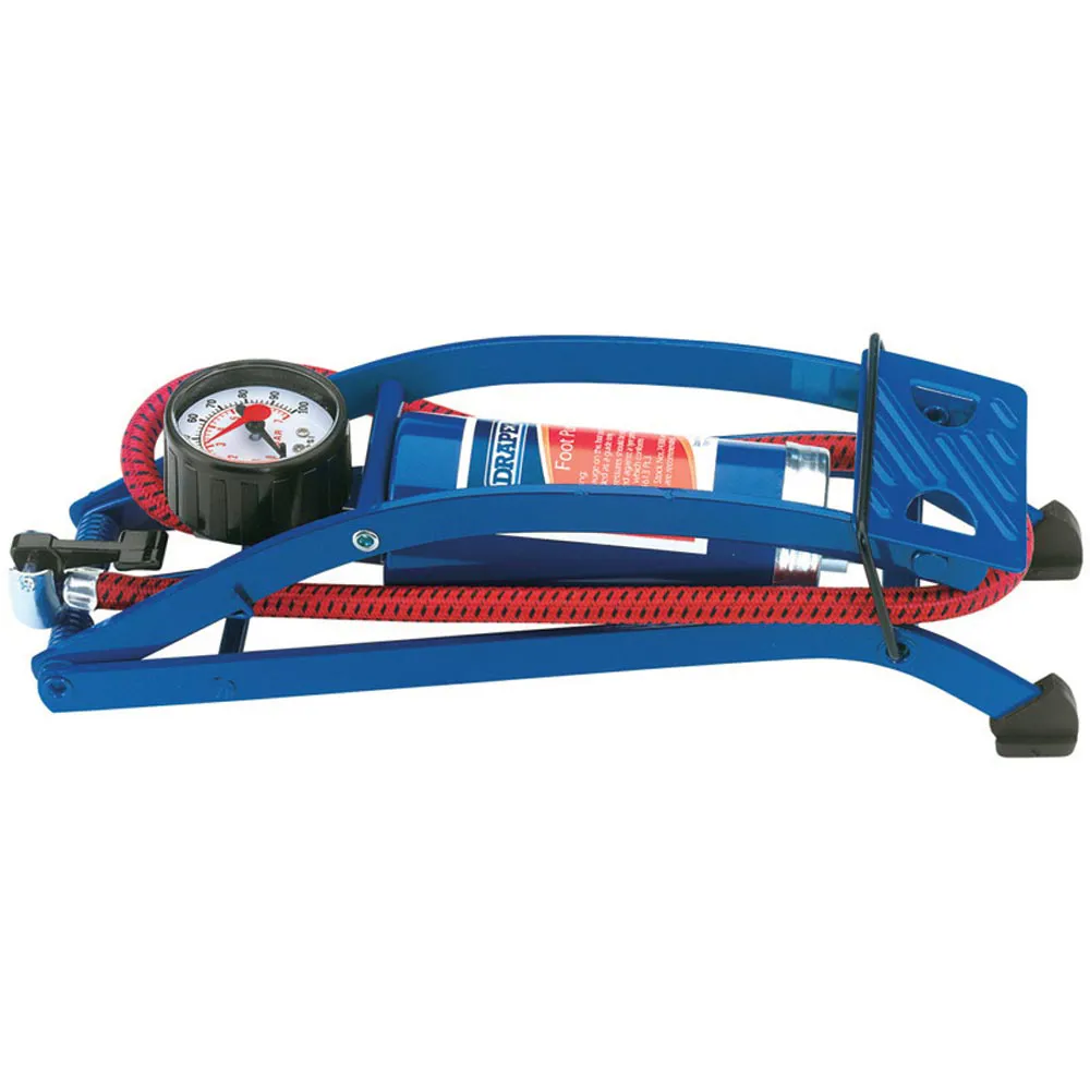 uPRISE Bikes Draper Foot Pump - Single | Price match, 365 day return s, 18-Month Warranty, Finance Available & Free UK Delivery