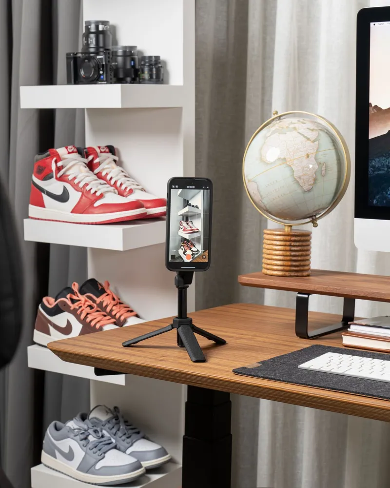 Quad Lock Tripod Selfie Stick - Black-3