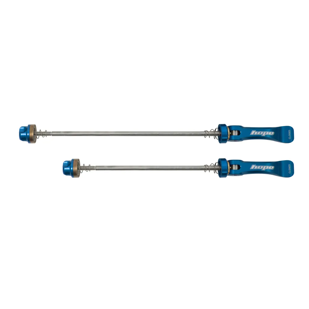 uPRISE Bikes Hope FATSNO 170mm Quick Release Skewer - Pair - Blue | Price match, 365 day return s, 18-Month Warranty, Finance Available & Free UK Delivery
