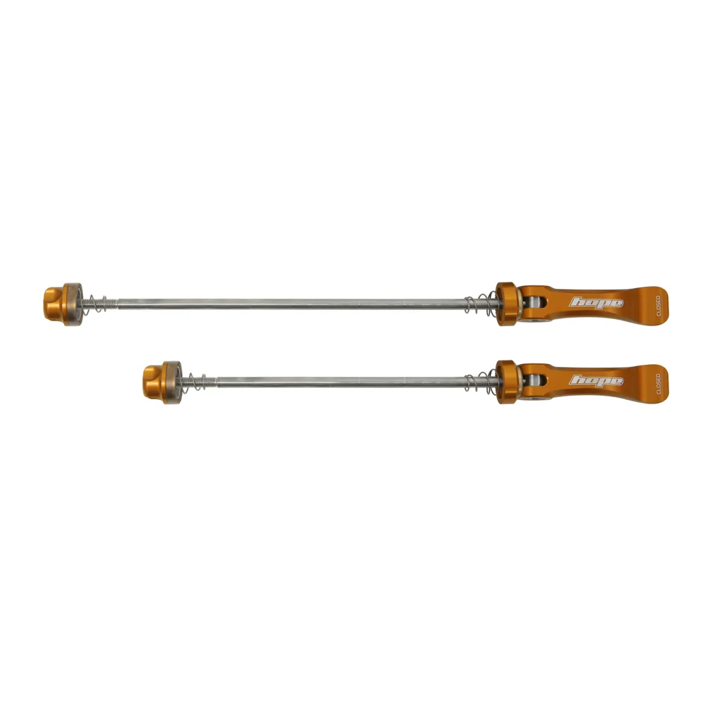 uPRISE Bikes Hope FATSNO 190mm Quick Release Skewer - Pair - Orange | Price match, 365 day return s, 18-Month Warranty, Finance Available & Free UK Delivery