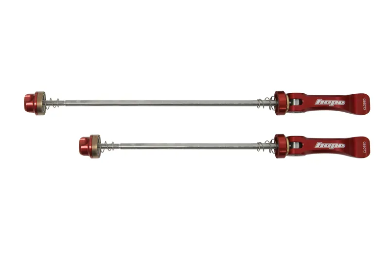 Hope FATSNO 170mm Quick Release Skewer - Pair - Red