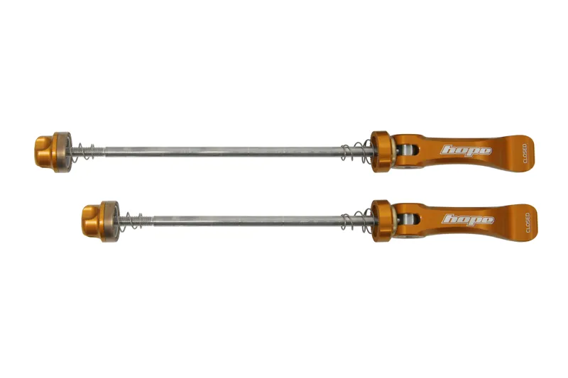Hope Road 130mm Quick Release Skewer - Pair - Orange