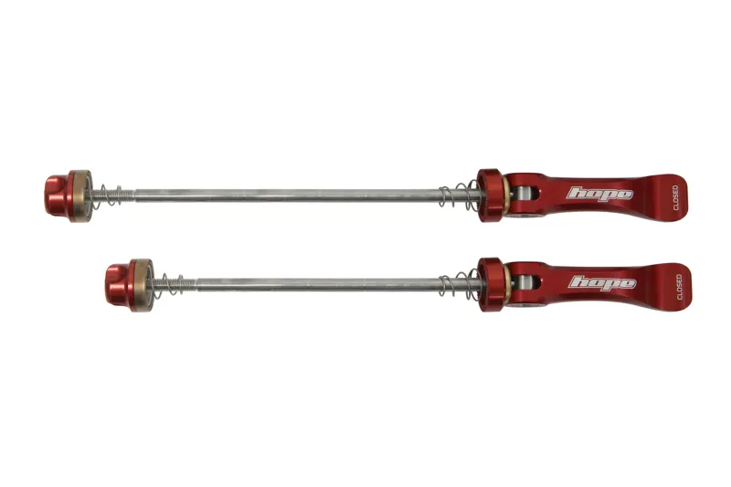 Hope Road 130mm Quick Release Skewer - Pair - Red