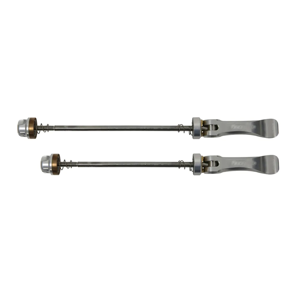 uPRISE Bikes Hope Road 130mm Quick Release Skewer - Pair - Silver | Price match, 365 day return s, 18-Month Warranty, Finance Available & Free UK Delivery
