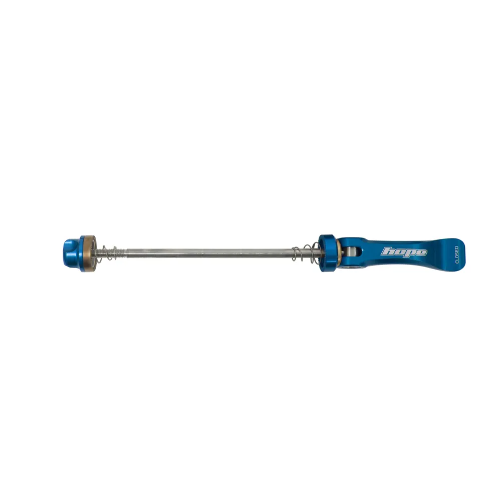 uPRISE Bikes Hope Front 100mm Single Quick Release Skewer - Blue | Price match, 365 day return s, 18-Month Warranty, Finance Available & Free UK Delivery