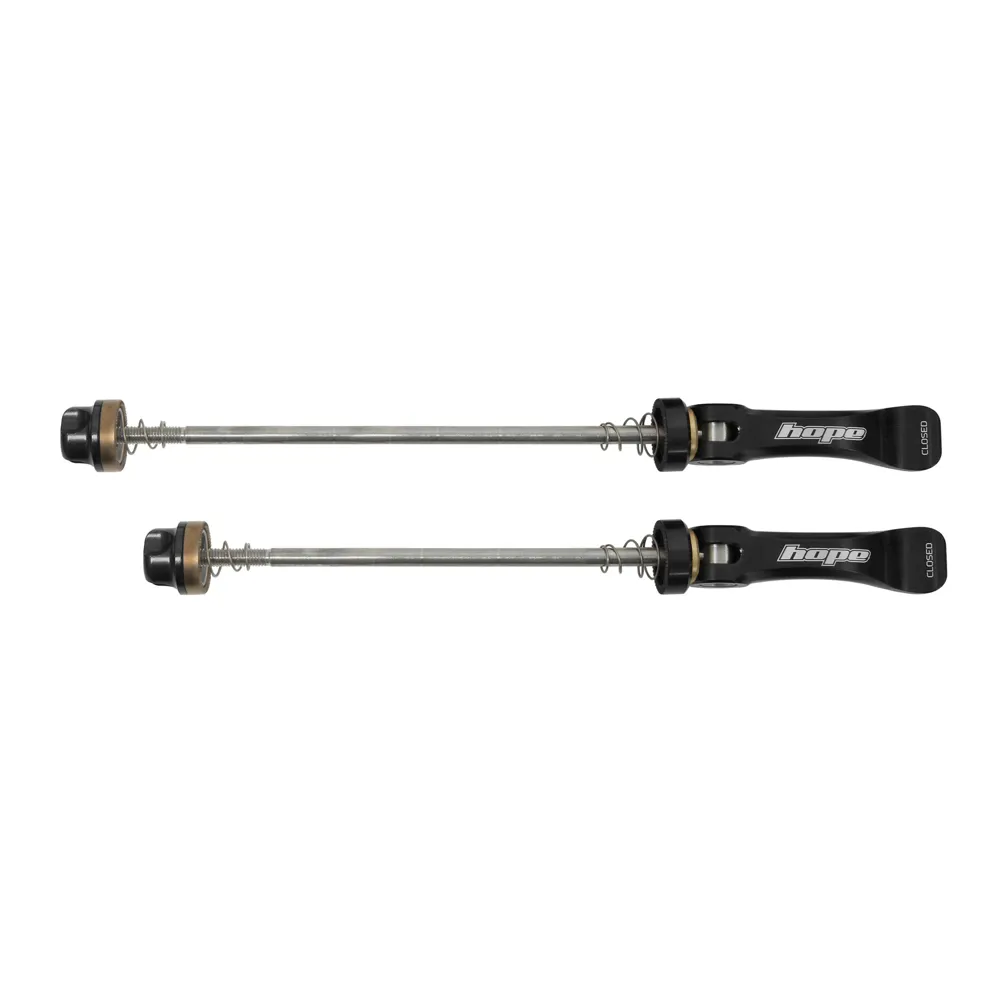 uPRISE Bikes Hope 100mm Quick Release Skewer - Pair - Black | Price match, 365 day return s, 18-Month Warranty, Finance Available & Free UK Delivery
