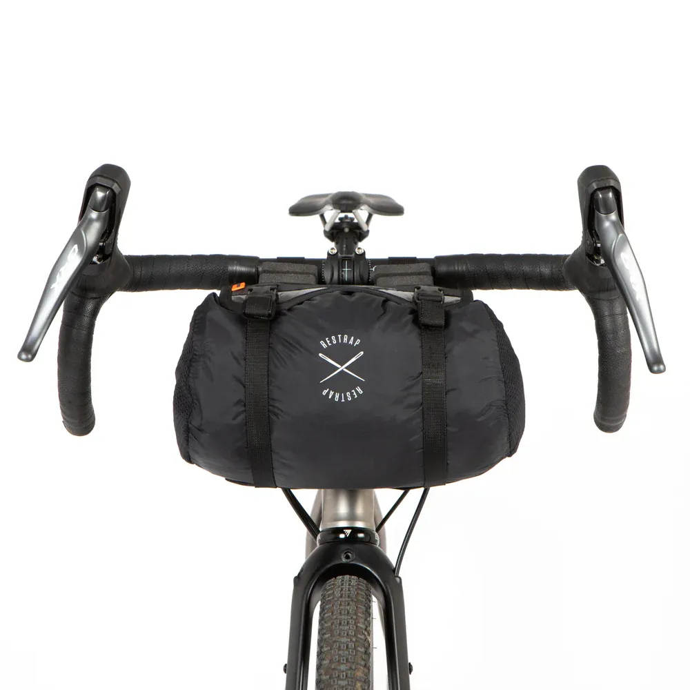 uPRISE Bikes Restrap Race Drop Bar Handlebar Bag - 7 Litre - Black | Price match, 365 day return s, 18-Month Warranty, Finance Available & Free UK Delivery