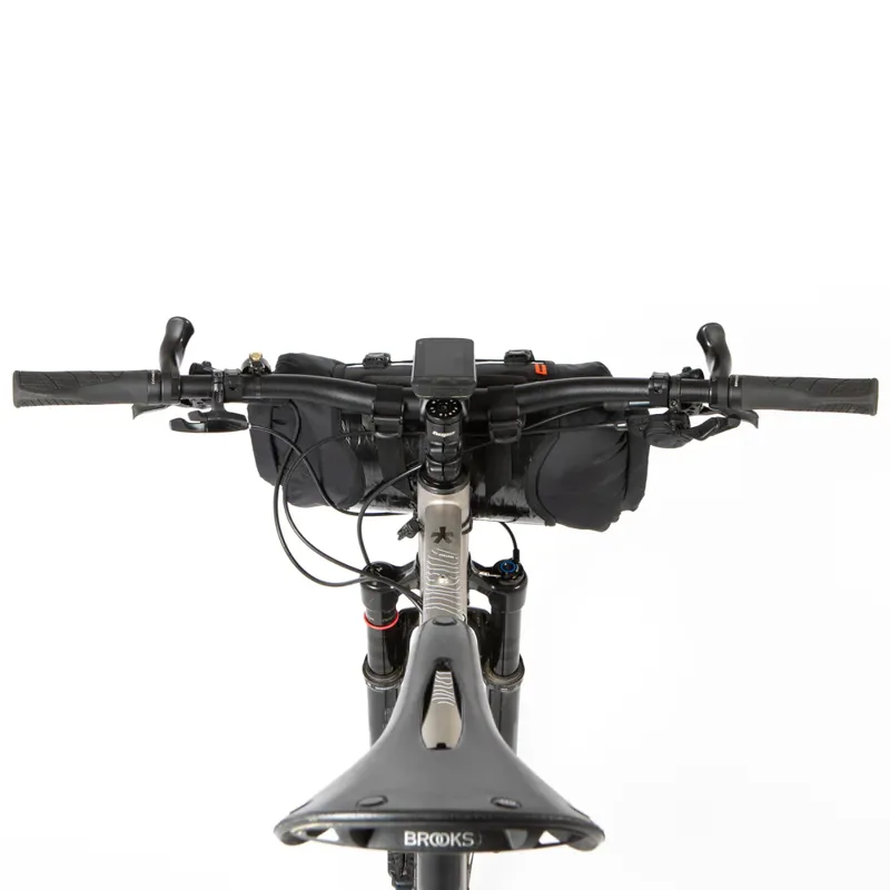 Restrap Race Flat Bar Handlebar Bag - 7 Litre - Black-5