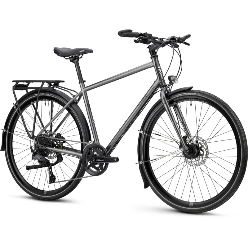 Ridgeback Voyage 2026 Touring Road Bike - Gower Grey-1