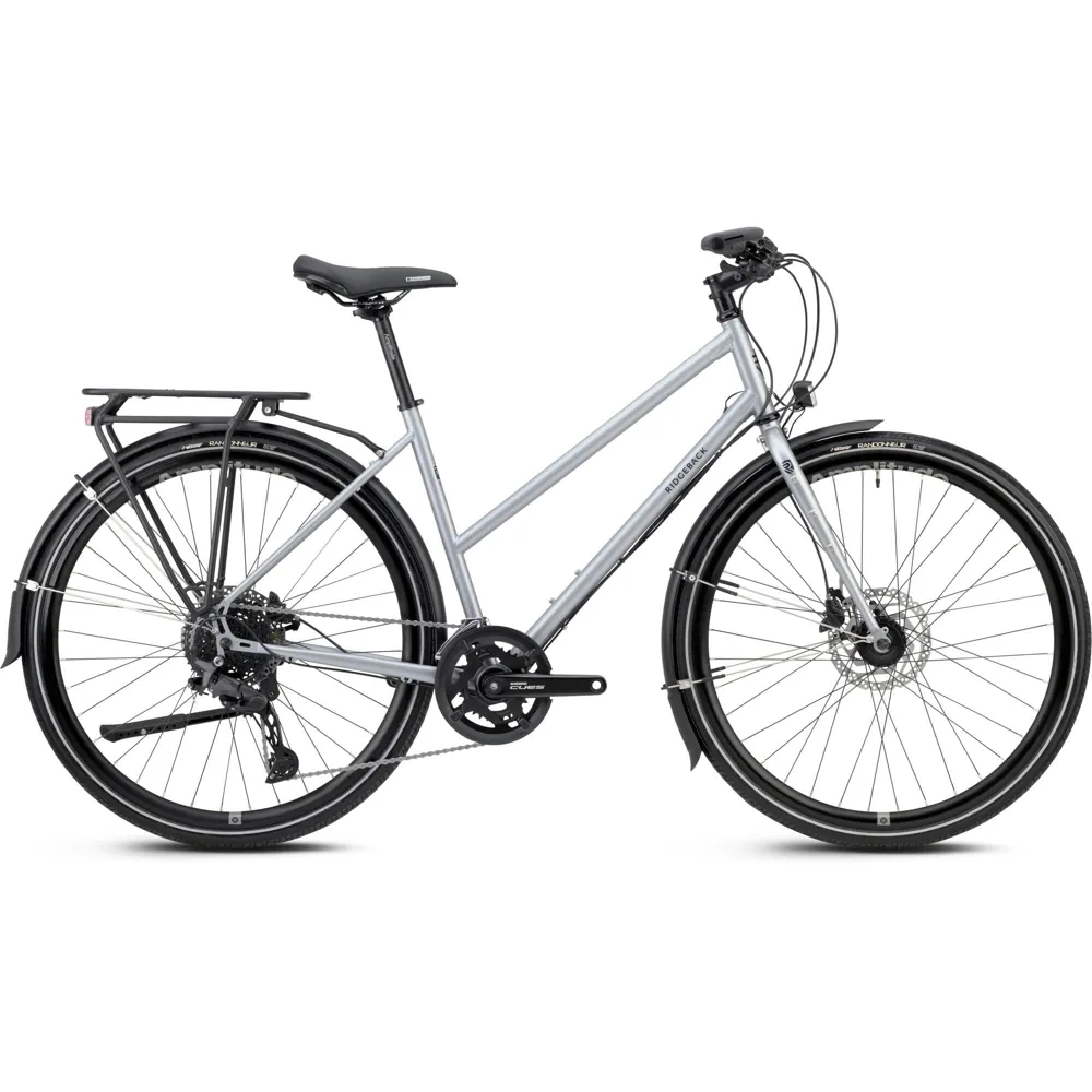 uPRISE Bikes Ridgeback Voyage Open Frame 2026 - Stein Silver | Price match, 365 day returns, 18-Month Warranty, Finance Available & Free UK Delivery