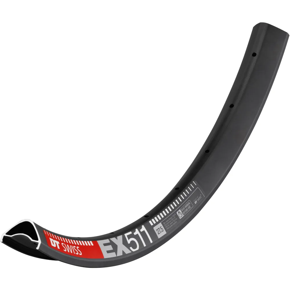 uPRISE Bikes Dt Swiss EX 511 SBWT Disc-Specific Presta-Drilled 29 MTB Rim - Black | Price match, 365 day returns, 18-Month Warranty, Finance Available & Free UK Delivery