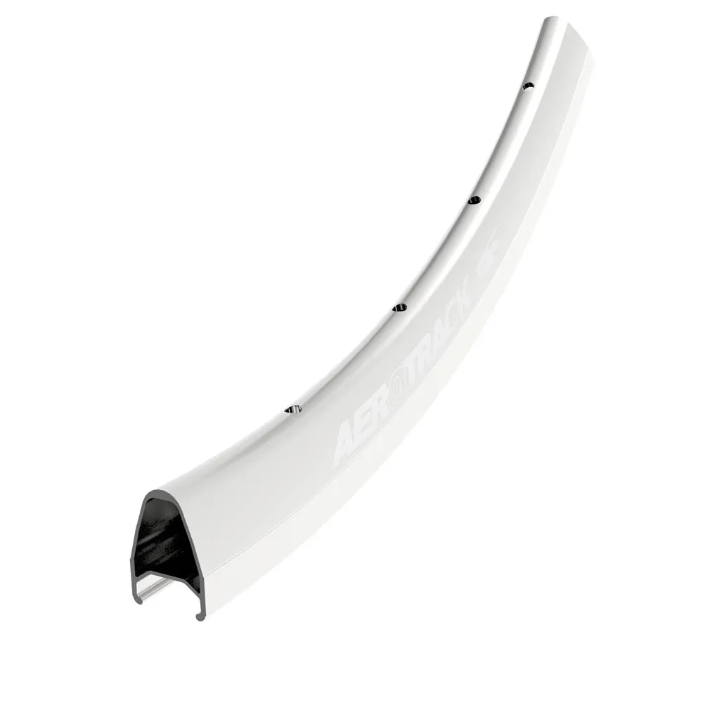 uPRISE Bikes Halo Aerotrack 700c Aero Road / Track Rim - Silver - 700c 32H | Price match, 365 day return s, 18-Month Warranty, Finance Available & Free UK Delivery