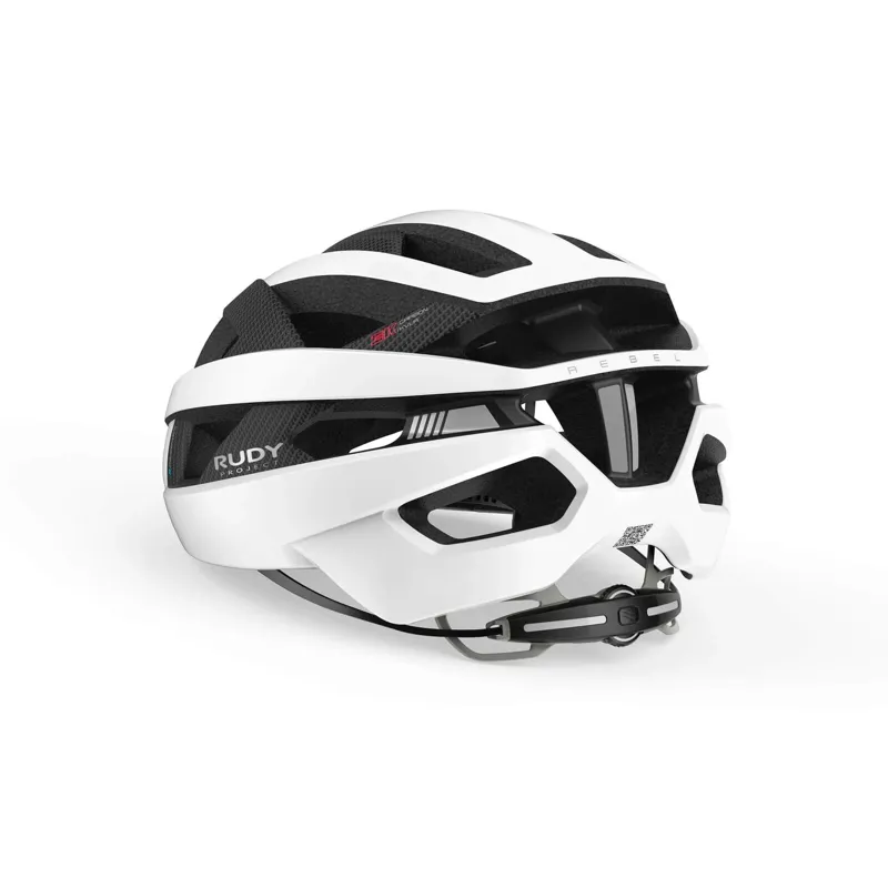 Rudy Project Rebel Road Helmet - Matt Carbon White-3