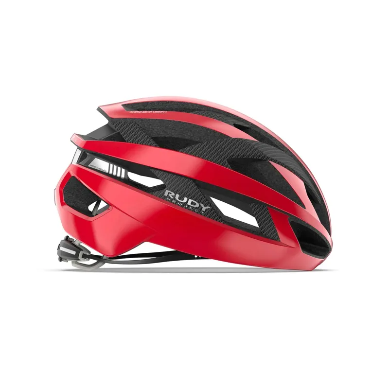 Rudy Project Rebel Road Helmet - Shiny Carbon Red Comet-2