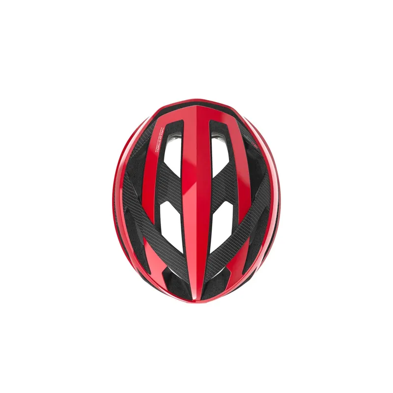 Rudy Project Rebel Road Helmet - Shiny Carbon Red Comet-4