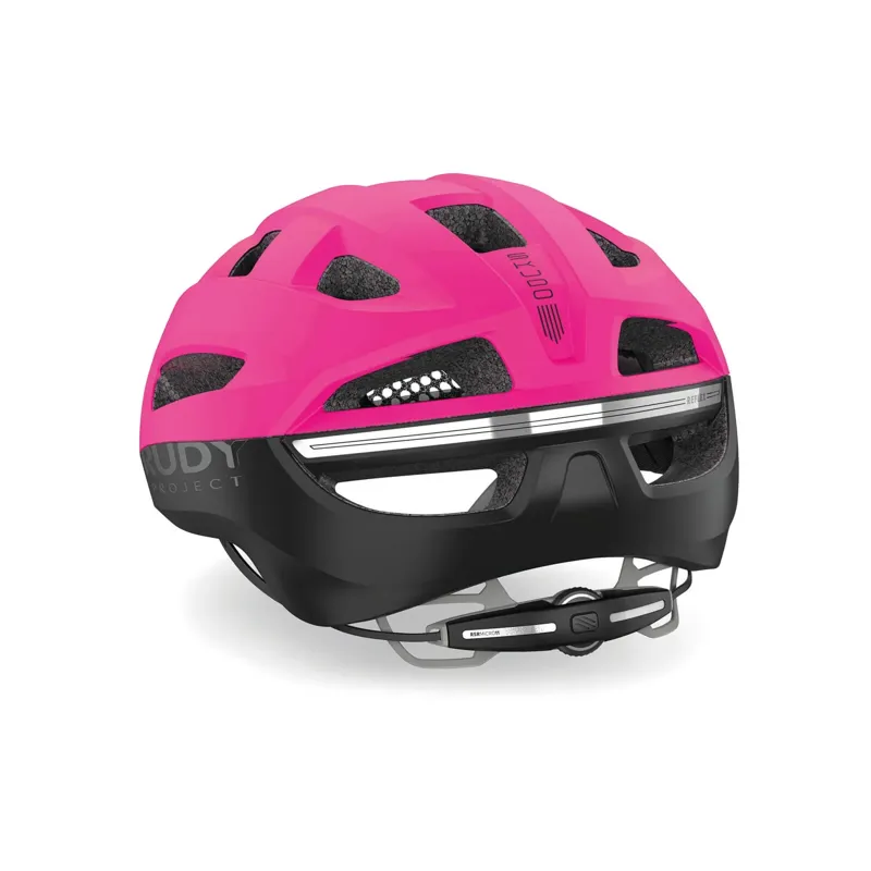 Rudy Project Skudo Road Helmet - Pink Fluo/Matt Black-3