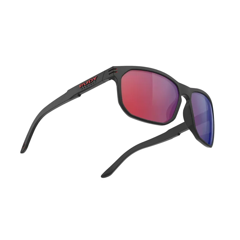 Rudy Project Soundrise Polar 3FX Sunglasses - Black/MultiLaser Red-5