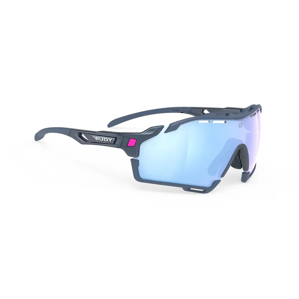 uPRISE Bikes Rudy Project Cutline RP Optics Sunglasses - Cosmic Blue/MultiLaser Ice | Price match, 365 day return s, 18-Month Warranty, Finance Available & Free UK Delivery