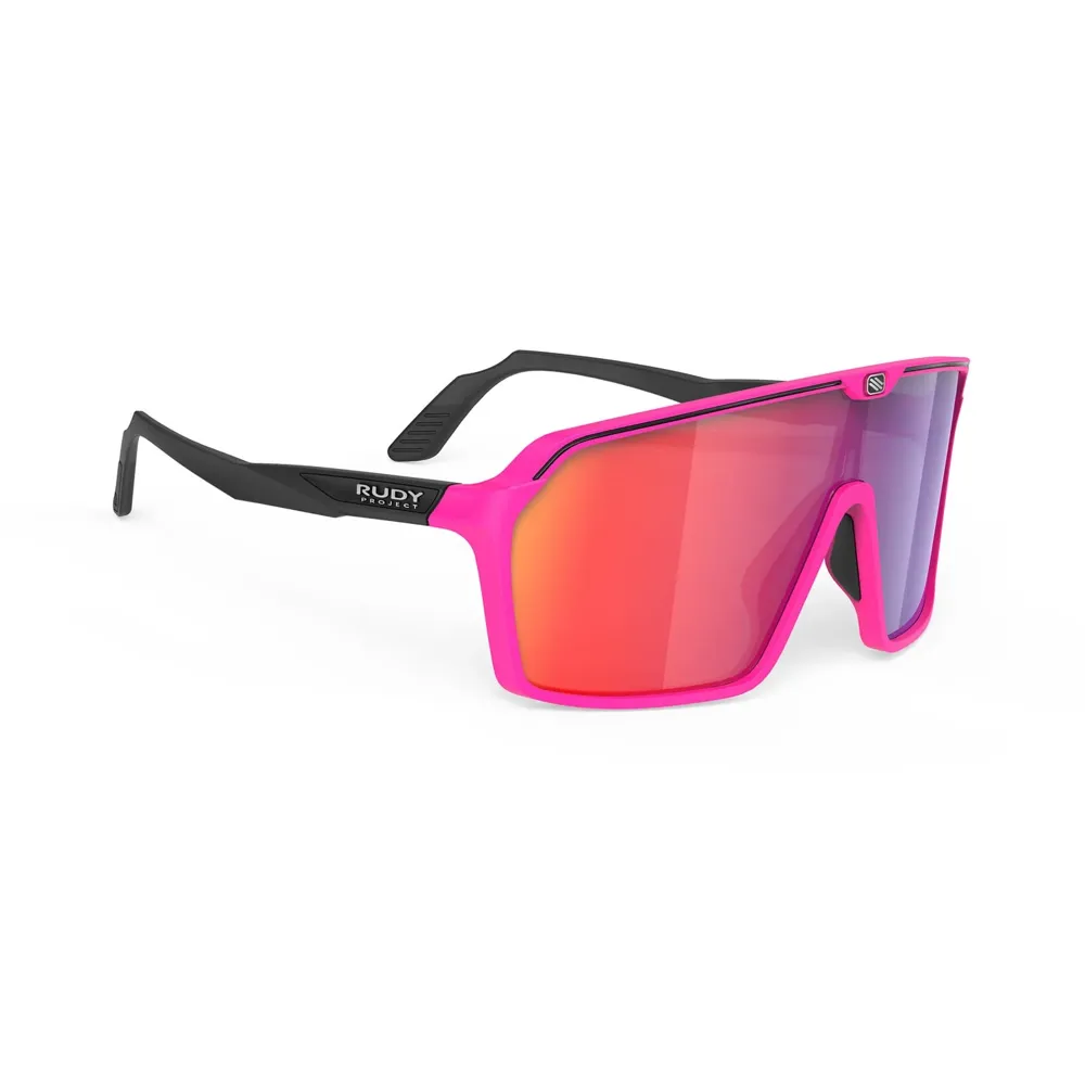 uPRISE Bikes Rudy Project Spinshield RP Optics Sunglasses - Pink Fluo/MultiLaser Red | Price match, 365 day return s, 18-Month Warranty, Finance Available & Free UK Delivery