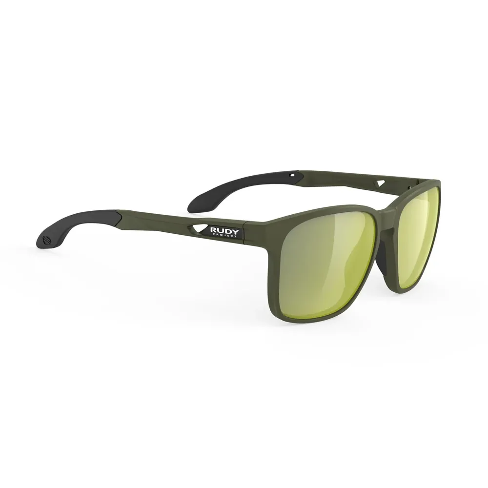 uPRISE Bikes Rudy Project Lightflow A RP Optics Sunglasses - Olive/Laser Green | Price match, 365 day return s, 18-Month Warranty, Finance Available & Free UK Delivery