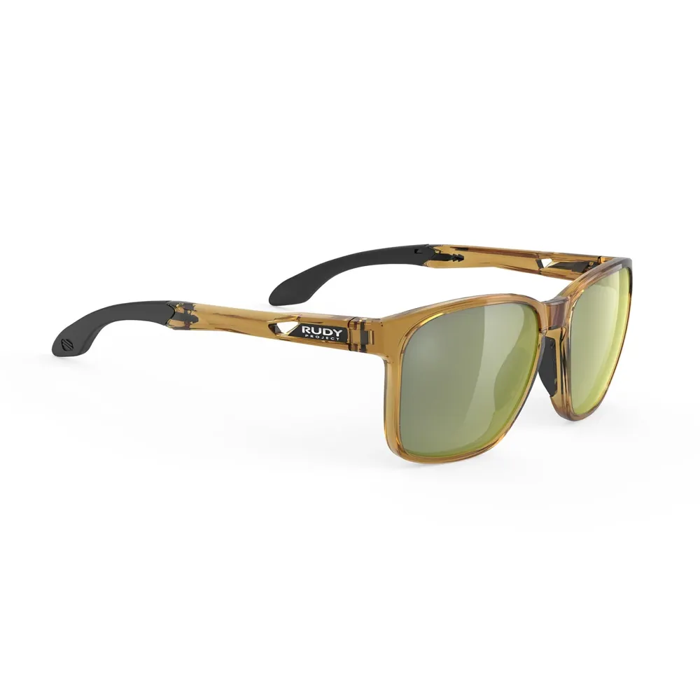 uPRISE Bikes Rudy Project Lightflow A RP Optics Sunglasses - Butterscotch/Laser Green | Price match, 365 day return s, 18-Month Warranty, Finance Available & Free UK Delivery