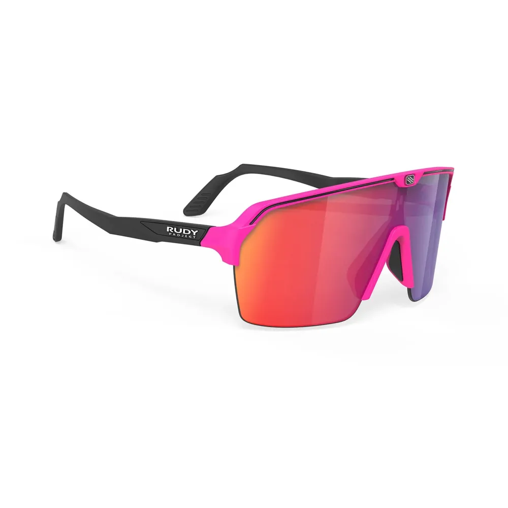 uPRISE Bikes Rudy Project Spinshield Air RP Optics Sunglasses - Pink Fluo/MultiLaser Red | Price match, 365 day return s, 18-Month Warranty, Finance Available & Free UK Delivery