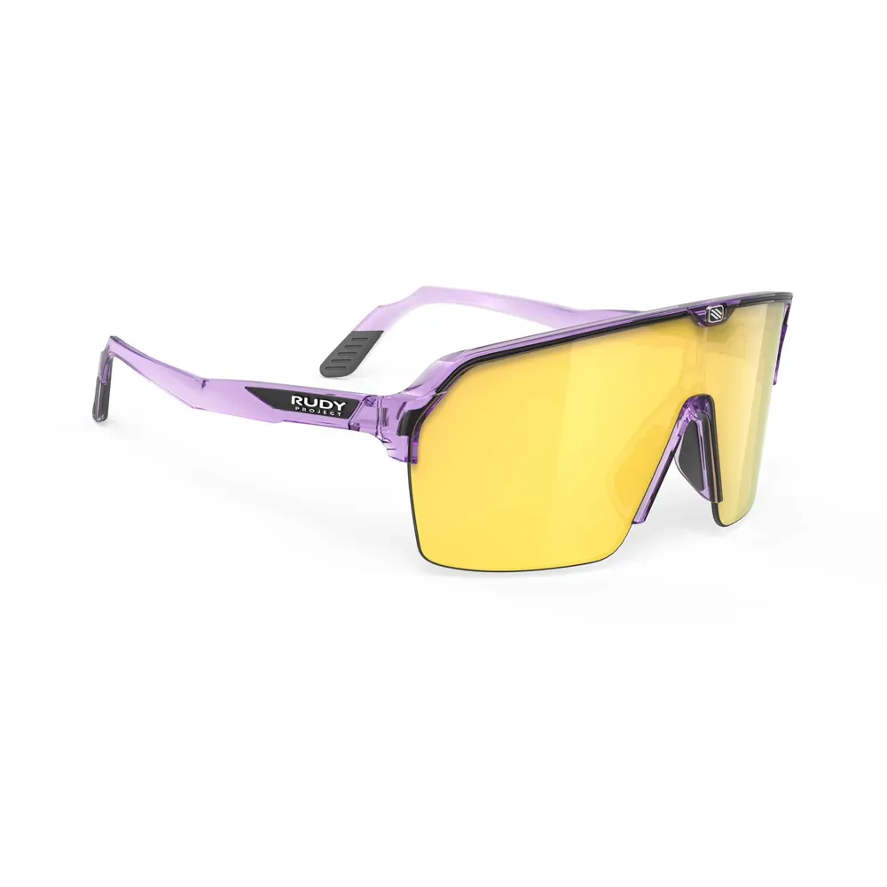uPRISE Bikes Rudy Project Spinshield Air RP Optics Sunglasses - Crystal Lilac/MultiLaser Yellow | Price match, 365 day return s, 18-Month Warranty, Finance Available & Free UK Delivery