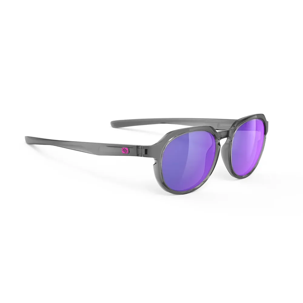 uPRISE Bikes Rudy Project Glamshady RP Optics Sunglasses - Crystal Ash/MultiLaser Violet | Price match, 365 day return s, 18-Month Warranty, Finance Available & Free UK Delivery