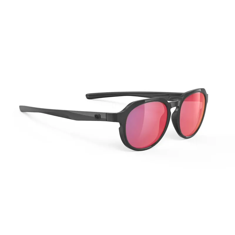 Rudy Project Glamshady Polar 3FX Sunglasses - Black/MultiLaser Red
