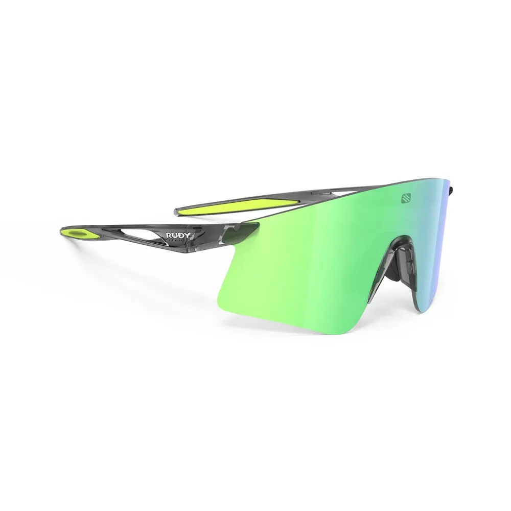 uPRISE Bikes Rudy Project Astral X RP Optics Sunglasses - Crystal Ash/MultiLaser Green | Price match, 365 day return s, 18-Month Warranty, Finance Available & Free UK Delivery
