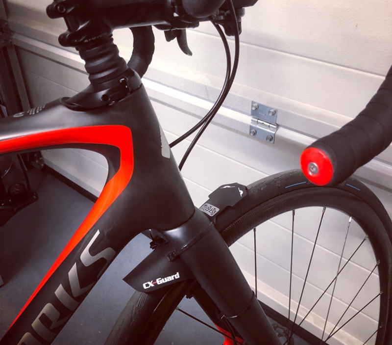RRP CX- Guard Front Mudguard - Black-6