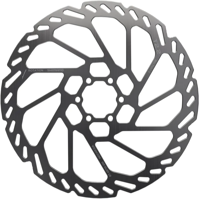 Shimano RT-6B750 6-Bolt 200mm Disc Rotor - Silver/Black