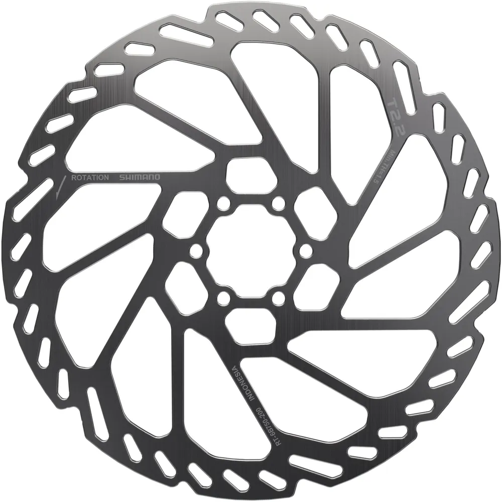 uPRISE Bikes Shimano RT-6B750 6-Bolt 200mm Disc Rotor - Silver/Black | Price match, 365 day returns, 18-Month Warranty, Finance Available & Free UK Delivery