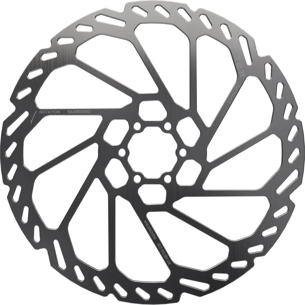 uPRISE Bikes Shimano RT-6B750 6-Bolt 220mm Disc Rotor - Silver/Black | Price match, 365 day returns, 18-Month Warranty, Finance Available & Free UK Delivery