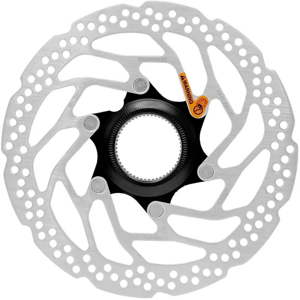 uPRISE Bikes Shimano RT-CL300 Centre Look+ Internal Lock Ring Rotor - 160mm | Price match, 365 day returns, 18-Month Warranty, Finance Available & Free UK Delivery