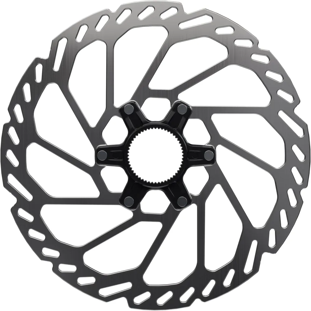 uPRISE Bikes Shimano RT-CL750 Center Lock w/External Lock Ring 6-Bolt 200mm Disc Rotor - Silver/Black | Price match, 365 day returns, 18-Month Warranty, Finance Available & Free UK Delivery
