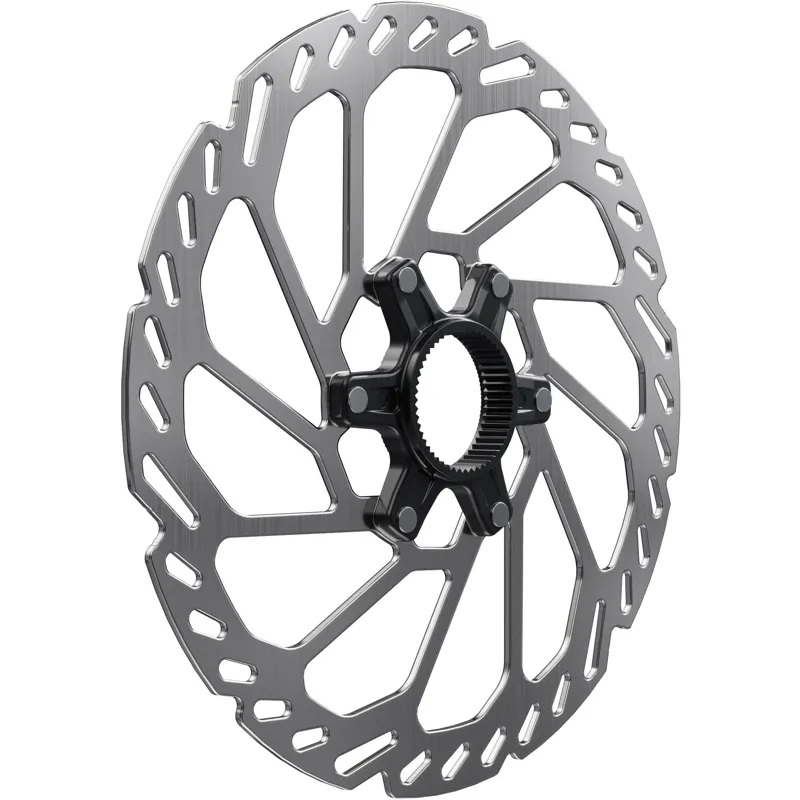 Shimano RT-CL750 Center Lock w/Internal Lock Ring 200mm  Disc Rotor - Silver/Black-1
