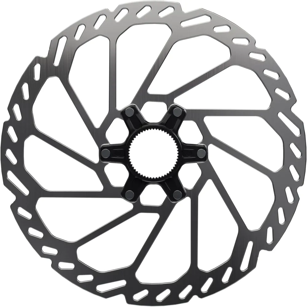 uPRISE Bikes Shimano RT-CL750 Center Lock w/External Lock Ring 6-Bolt 220mm Disc Rotor - Silver/Black | Price match, 365 day returns, 18-Month Warranty, Finance Available & Free UK Delivery