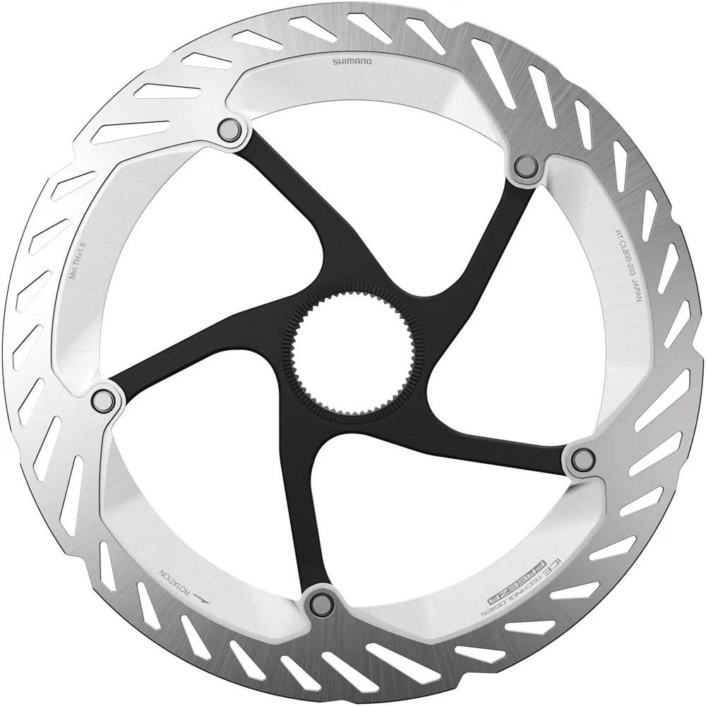 uPRISE Bikes Shimano RT-CL800 Ice Tech FREEZA Rotor + Internal Magnet Lockring 203mm | Price match, 365 day return s, 18-Month Warranty, Finance Available & Free UK Delivery