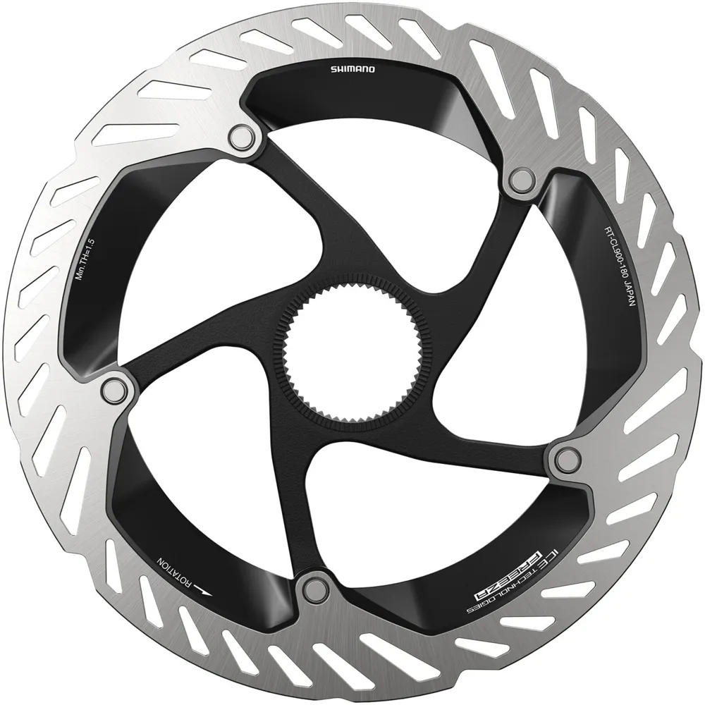 uPRISE Bikes Shimano RT-CL900 Ice Tech FREEZA Rotor With Internal Lockring - 180mm | Price match, 365 day return s, 18-Month Warranty, Finance Available & Free UK Delivery