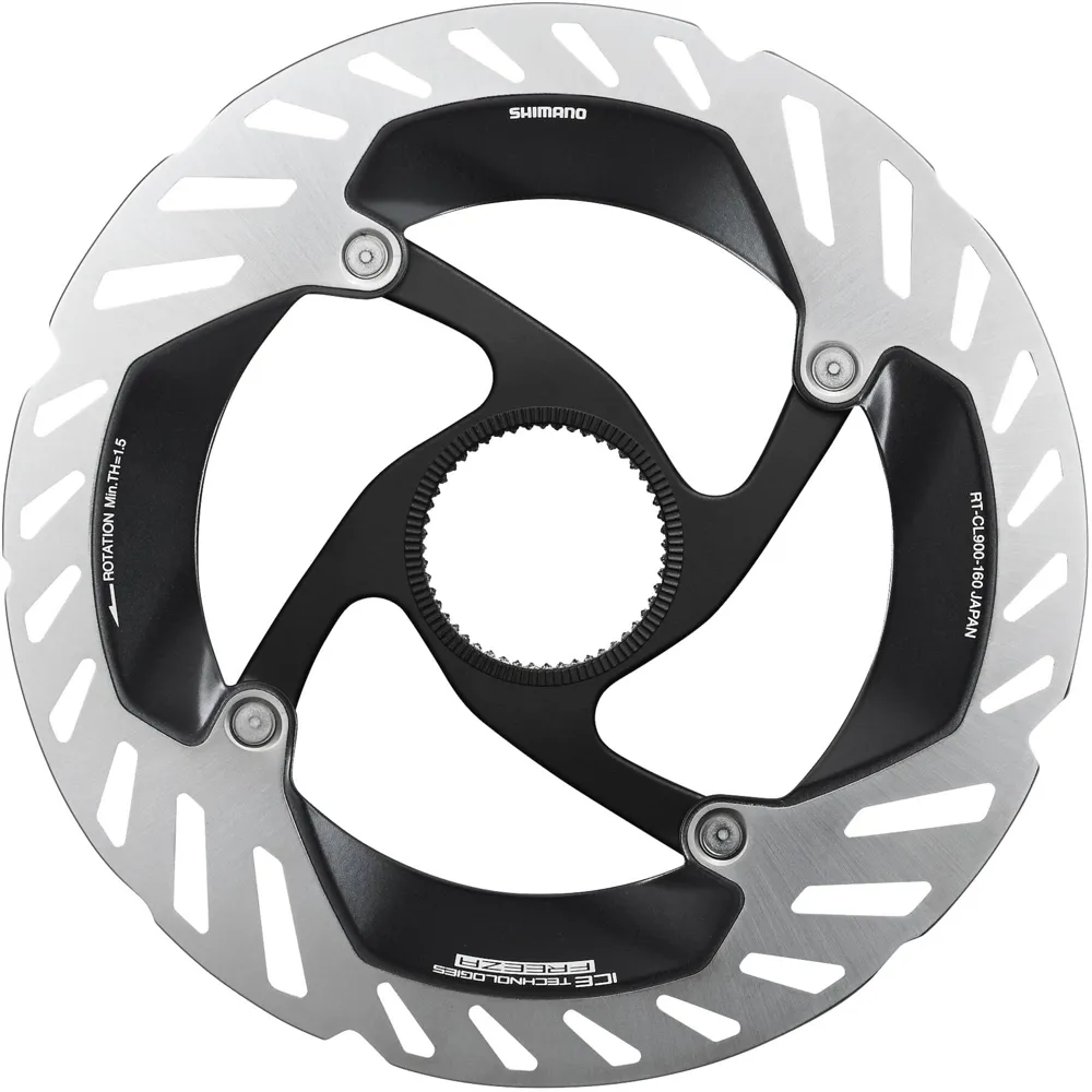 uPRISE Bikes Shimano RT-CL900 Ice Tech FREEZA Rotor With External Lockring - 160mm | Price match, 365 day return s, 18-Month Warranty, Finance Available & Free UK Delivery