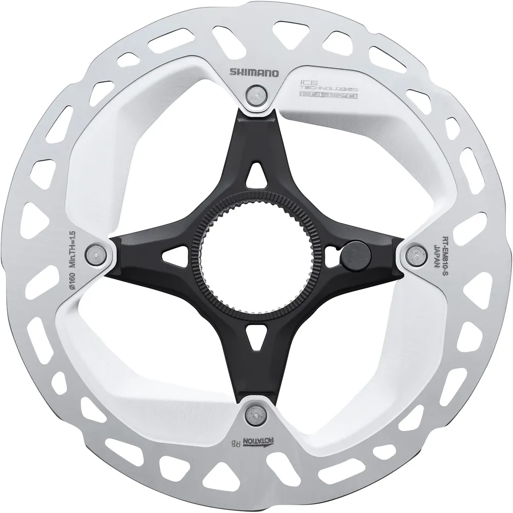 uPRISE Bikes Shimano RT-EM810 Steps Ice Tech FREEZA Rotor External Lockring Magnet 160mm | Price match, 365 day return s, 18-Month Warranty, Finance Available & Free UK Delivery