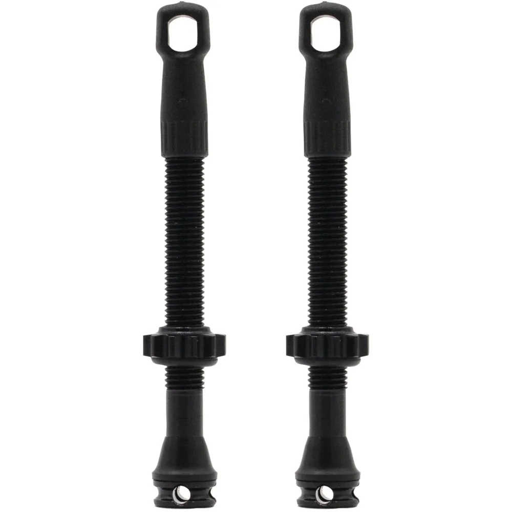 uPRISE Bikes Nutrak Tubeless Presta Valve Pair - 52mm - Black | Price match, 365 day returns, 18-Month Warranty, Finance Available & Free UK Delivery