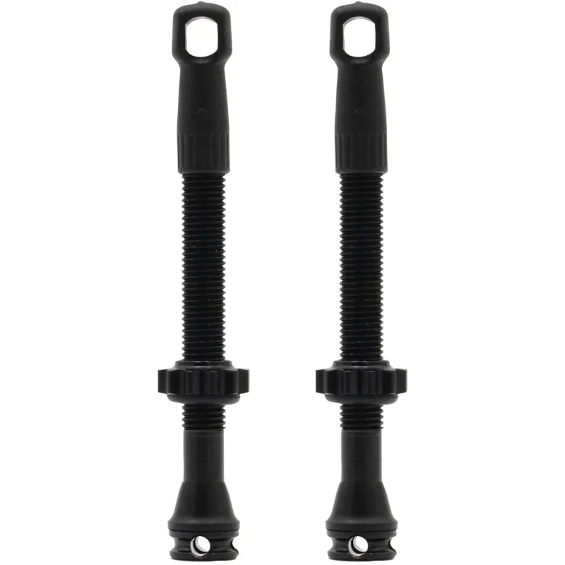 Nutrak Tubeless Presta Valve  Pair - 72mm - Black