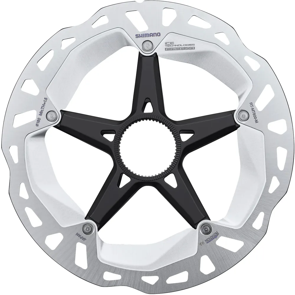 uPRISE Bikes Shimano RT-MT800 Steps Ice Tech FREEZA Rotor Internal Lockring + Magnet 180mm | Price match, 365 day return s, 18-Month Warranty, Finance Available & Free UK Delivery